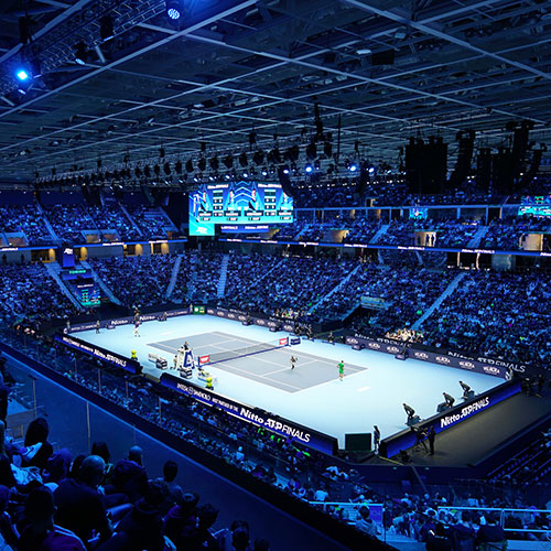 Interni dell'Inalpi Arena a Torino